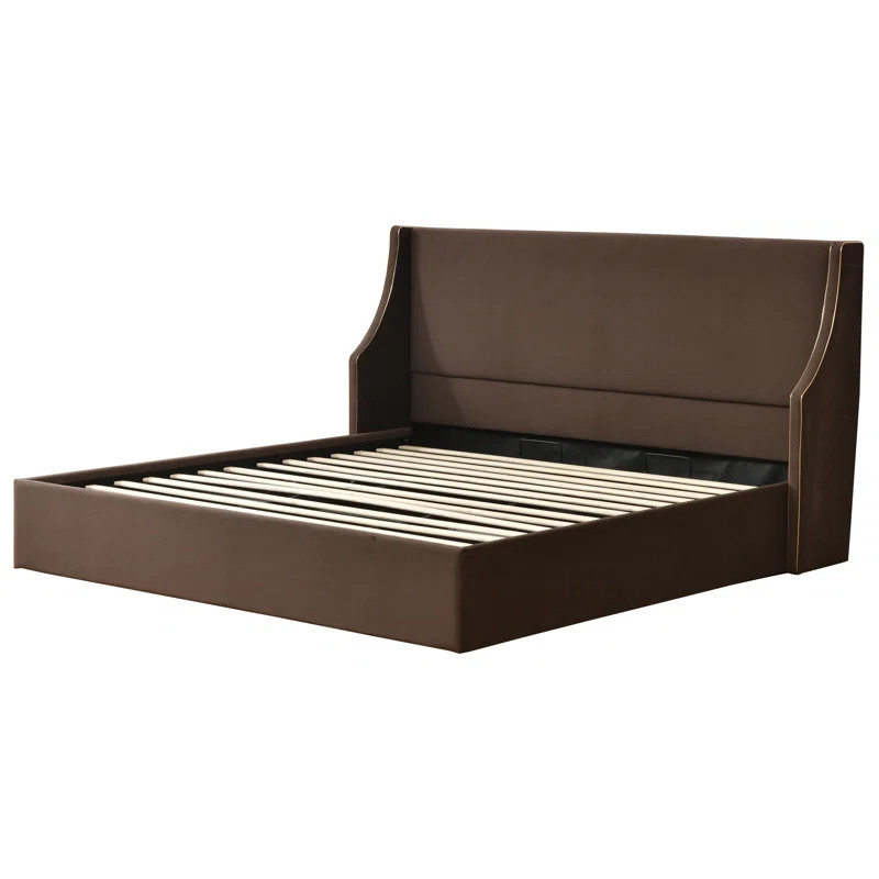 Bertolucci Hydraulic Lift Up Storage Upholstered Platform Bed | Wayfair North America