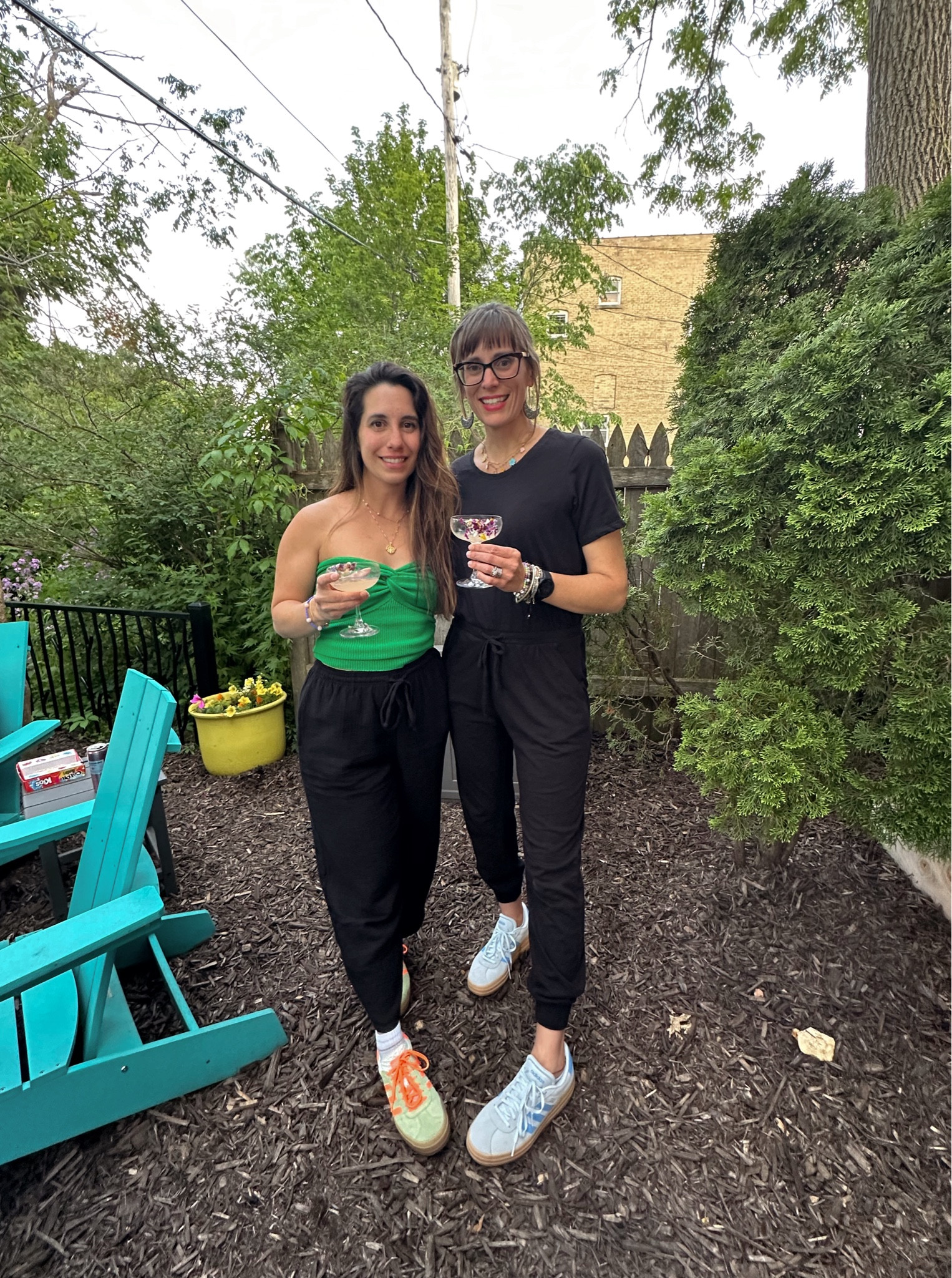 Pretty obsessed with this spring outfit. These bold Adidas shoes are my go-to shoes! I want them in every possible color. This top comes in many different colors and is TTS. Got plenty of compliments with this simple outfit! 

#LTKStyleTip #LTKSeasonal