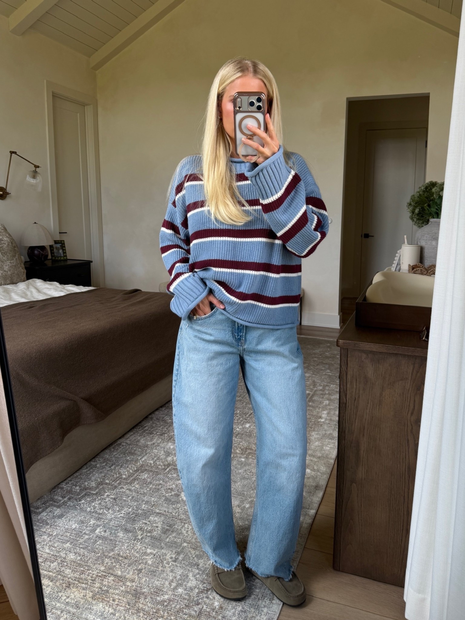 Code AFKATHLEEN - SIZE: med in sweater (blue stripe), 29 reg in jeans (light wash - sized up for pp), shoes run tts - linked similar! #kathleenpost

Fall transition outfit, postpartum outfit, Abercrombie haul, Abercrombie denim sale

#LTKootd #LTKSaleAlert