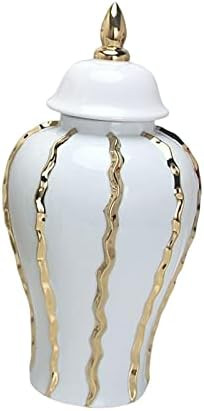 Generic Classical Ginger Jar, Flower Vase, Handicraft Flower Holder, Table Centerpieces, for Bedr... | Amazon (US)