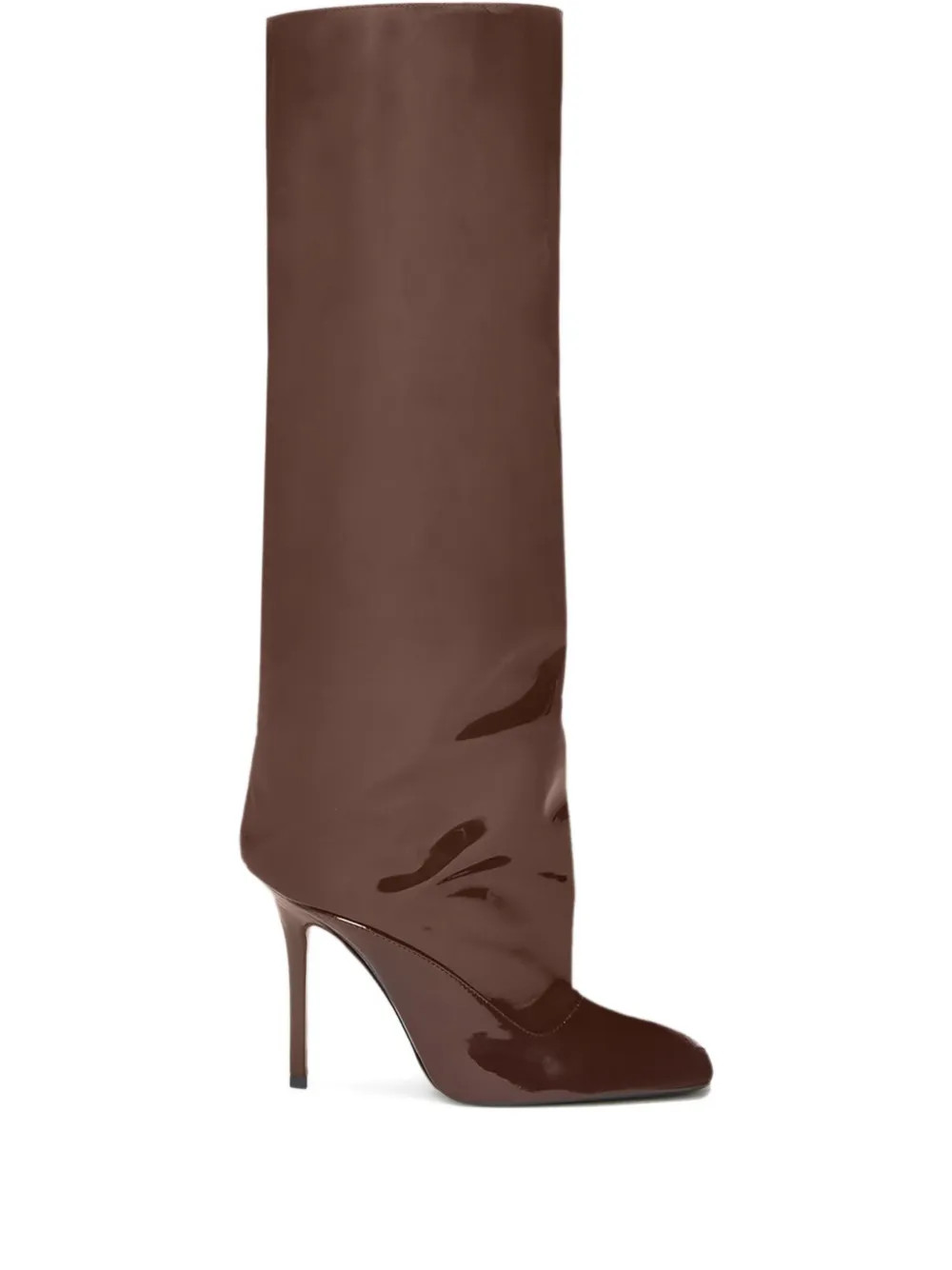 The Attico 105mm Sienna patent-leather Boots | Brown | FARFETCH | Farfetch Global