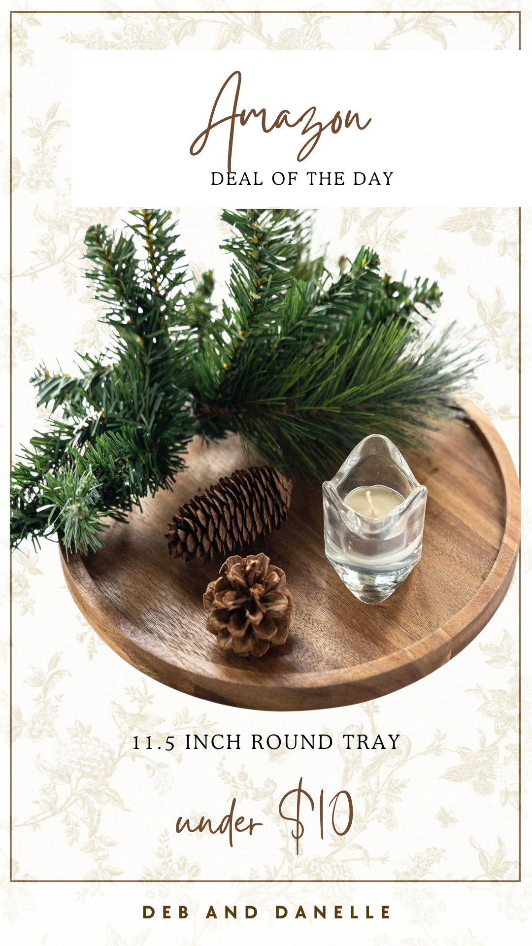 These trays are a great way to layer your holiday decor, including candles and small tabletop trees. This one is currently under $10 from Amazon.  

 #LTKHoliday #LTKHome #LTKSaleAlert
