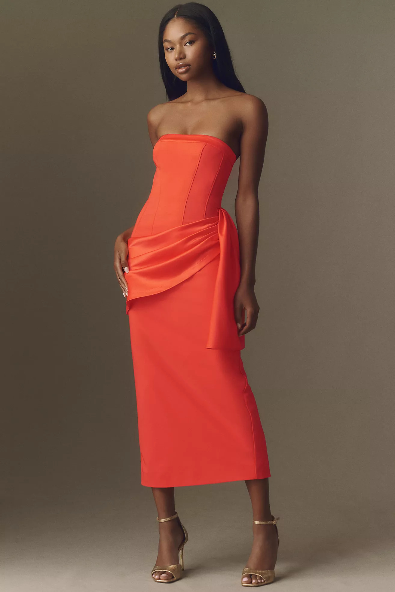 BHLDN Bustier Bombshell Maxi Dress | Anthropologie (US)