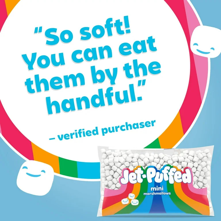 Jet-Puffed Mini Marshmallows, 10 oz Bag | Walmart (US)
