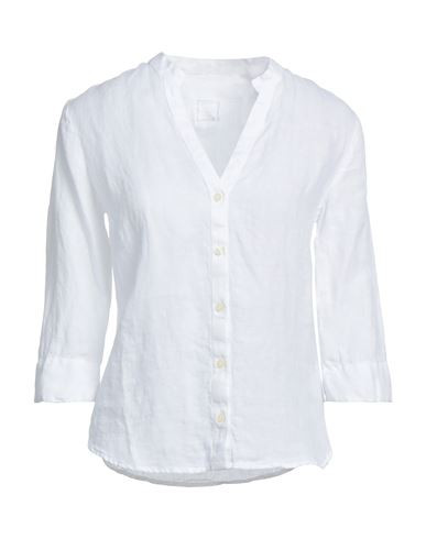 120% Lino Woman Shirt White Size 4 Linen | YOOX (US)