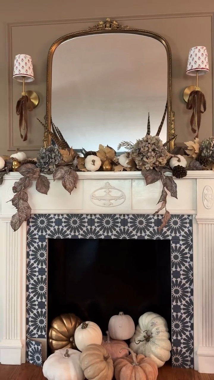Styling a fall mantel is rarely a one-and-done kind of thing. 🍂

I add something, take it away, move it three inches, stare at it from across the room… and then change it all over again. 😂

Sometimes the prettiest spaces come from a little trial and error—layering, tweaking, and letting things evolve until it finally feels right.

No rules. No perfect formula. Just keep playing with it until it feels like home. 🤎

#falldecoration #fallhomedecor #fallmantle