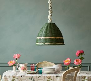 Devon Wicker Pendant Shade | GreenRow