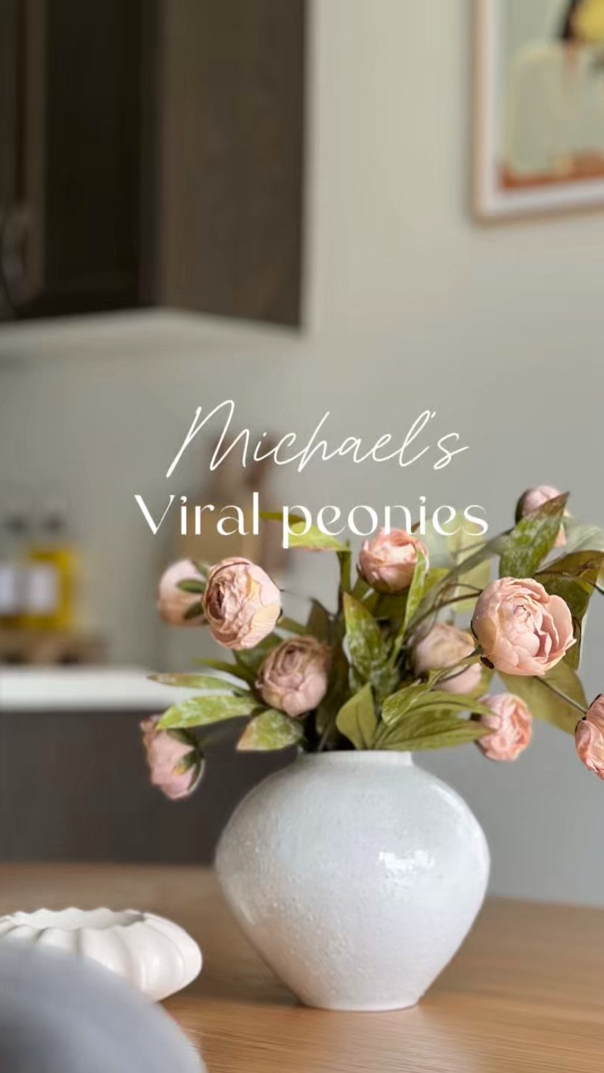 Ten store visits, two eye rolls and a floral miracle later.. 🌸

Finally managed to grab this beauty - these viral peonies from @michaelsstores are worth the hype! They sell out soon, but they always restock. 

It’s amazing how each stem has multiple buds and drapes beautifully with just a bit of bending. I used three stems in the color ‘tan’ for styling — they are also available in cream.

Follow + Comment PEONY for the link 🔗 

home styling | dining nook | faux florals | peony season | viral peonies | Michaels finds 



#LTKcanada #LTKstyletip #LTKspring