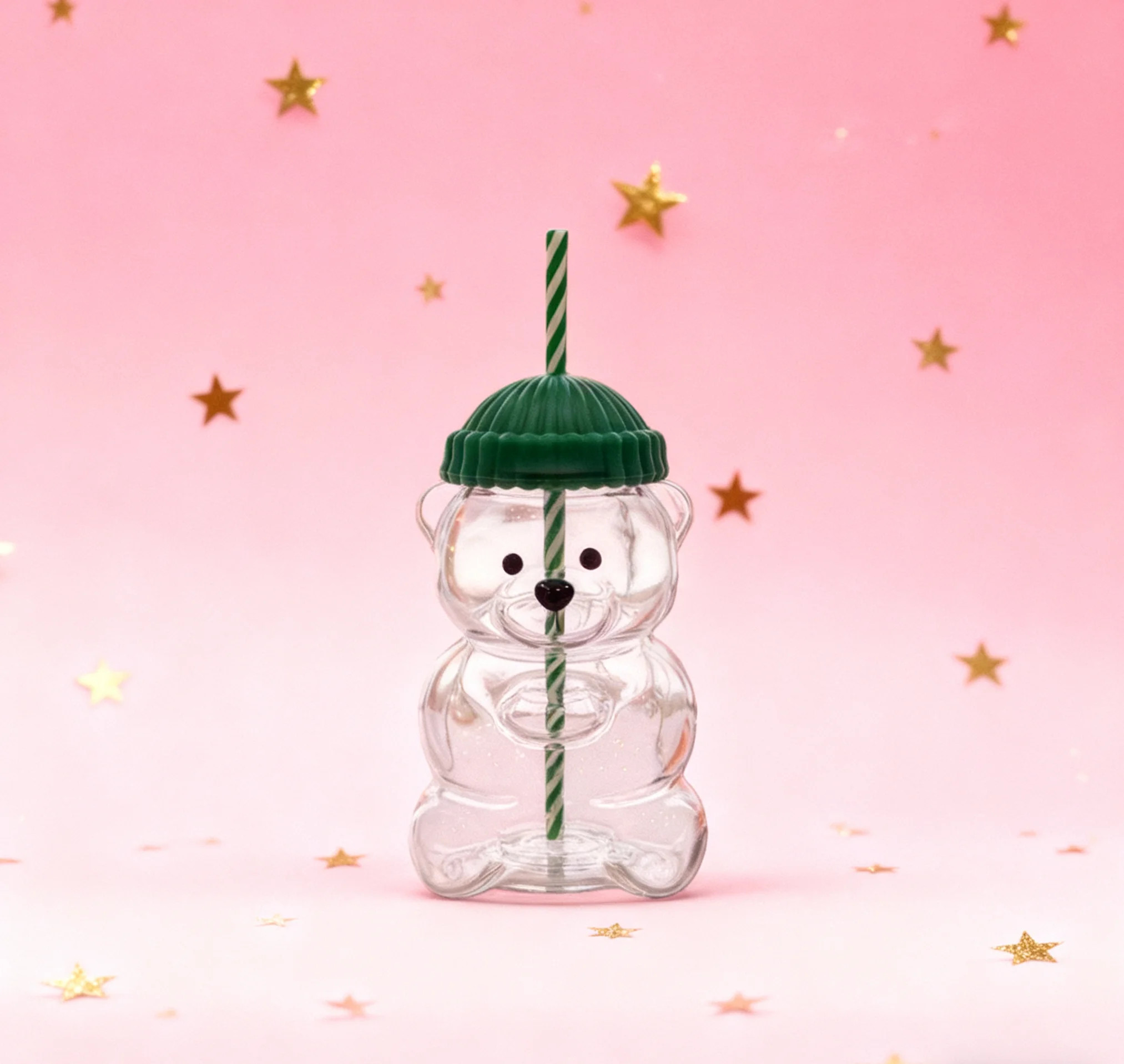 Adorable Bear Glass Cold Cup 20oz, Reusable with Straw – Ideal Gift for Cute Item Fans & Coffee... | Walmart (US)