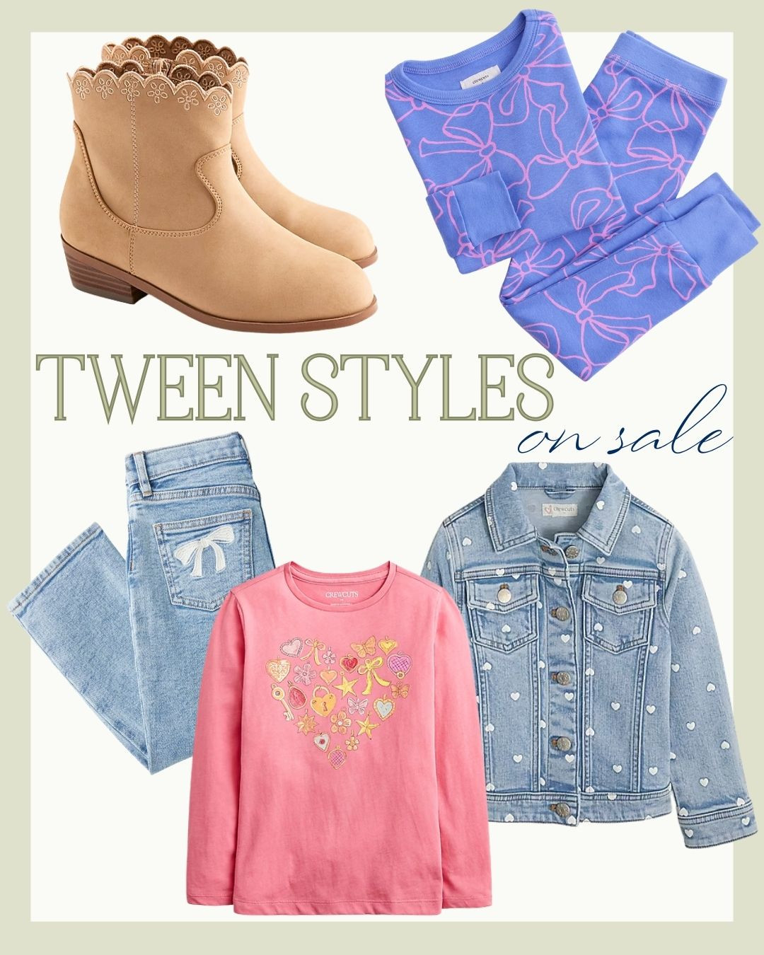 Adorable tween styles on sale ✨ From cozy pajamas to the cutest denim and boots, these finds are perfect for everyday outfits and back-to-school looks!

tween clothes on sale, girls denim jacket, kids fall fashion, tween boots outfit, cute tween pajamas, tween fall wardrobe, girls back to school outfits, tween casual style, crewcuts kids fashion, amazon kids clothes 

 #LTKSaleAlert #LTKStyleTip #LTKKids