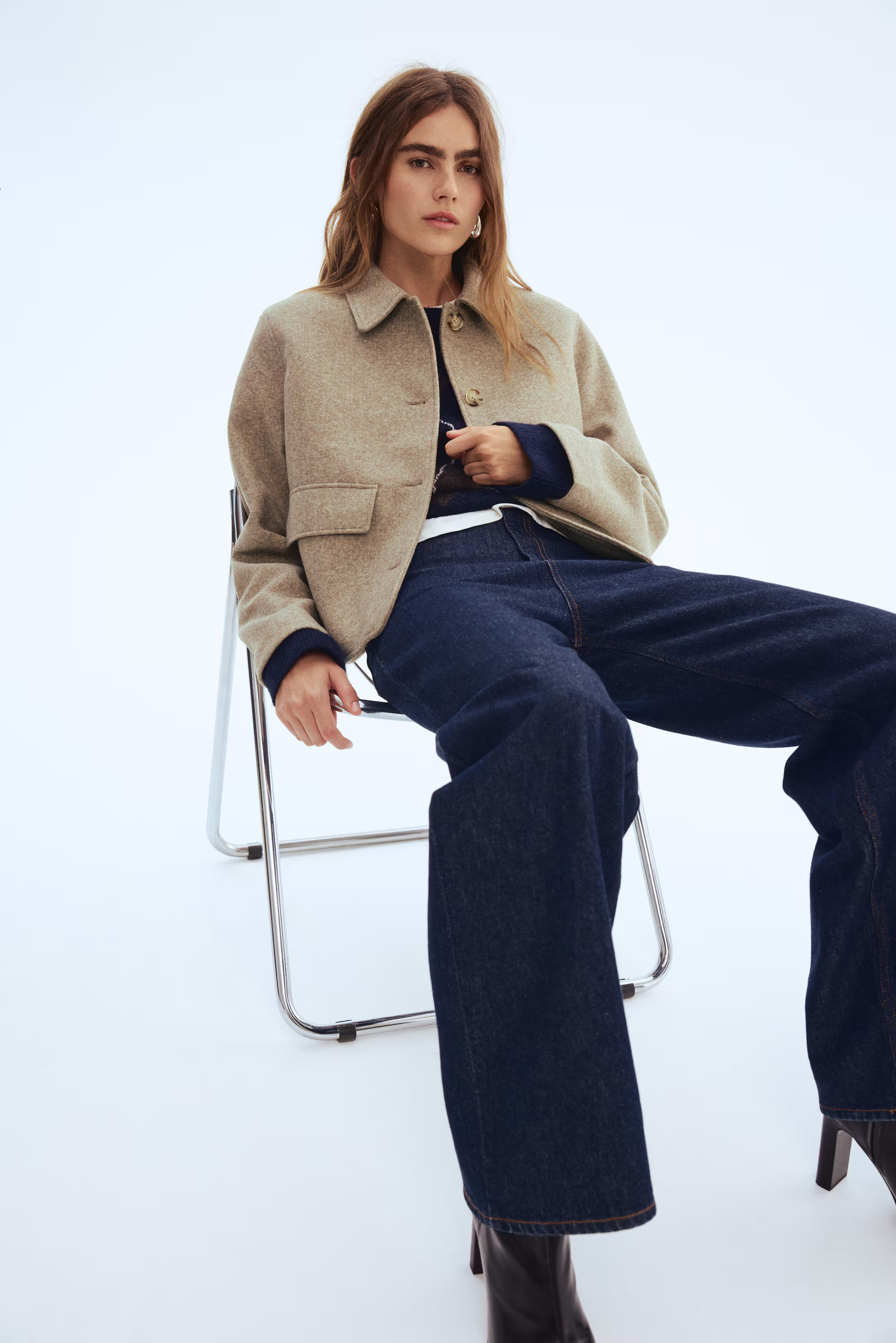 Collared jacket | H&M (UK, MY, IN, SG, PH, TW, HK)