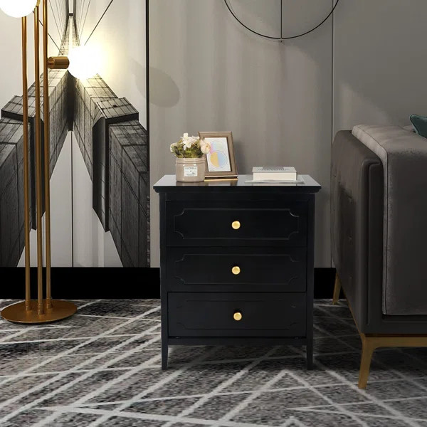 Manufactured Wood Nightstand | Wayfair North America