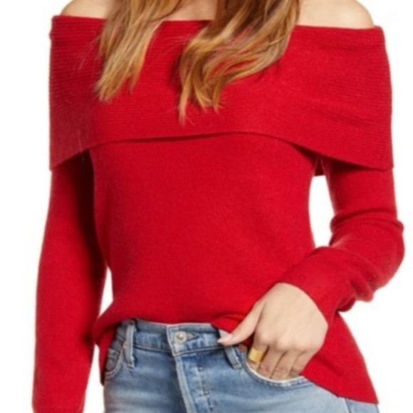 Nordstrom Leith Off the Shoulder Sweater | Poshmark