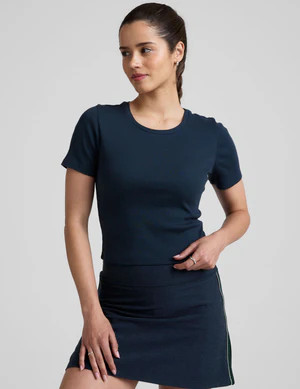 Rib Baby Tee | Beyond Yoga | Beyond Yoga