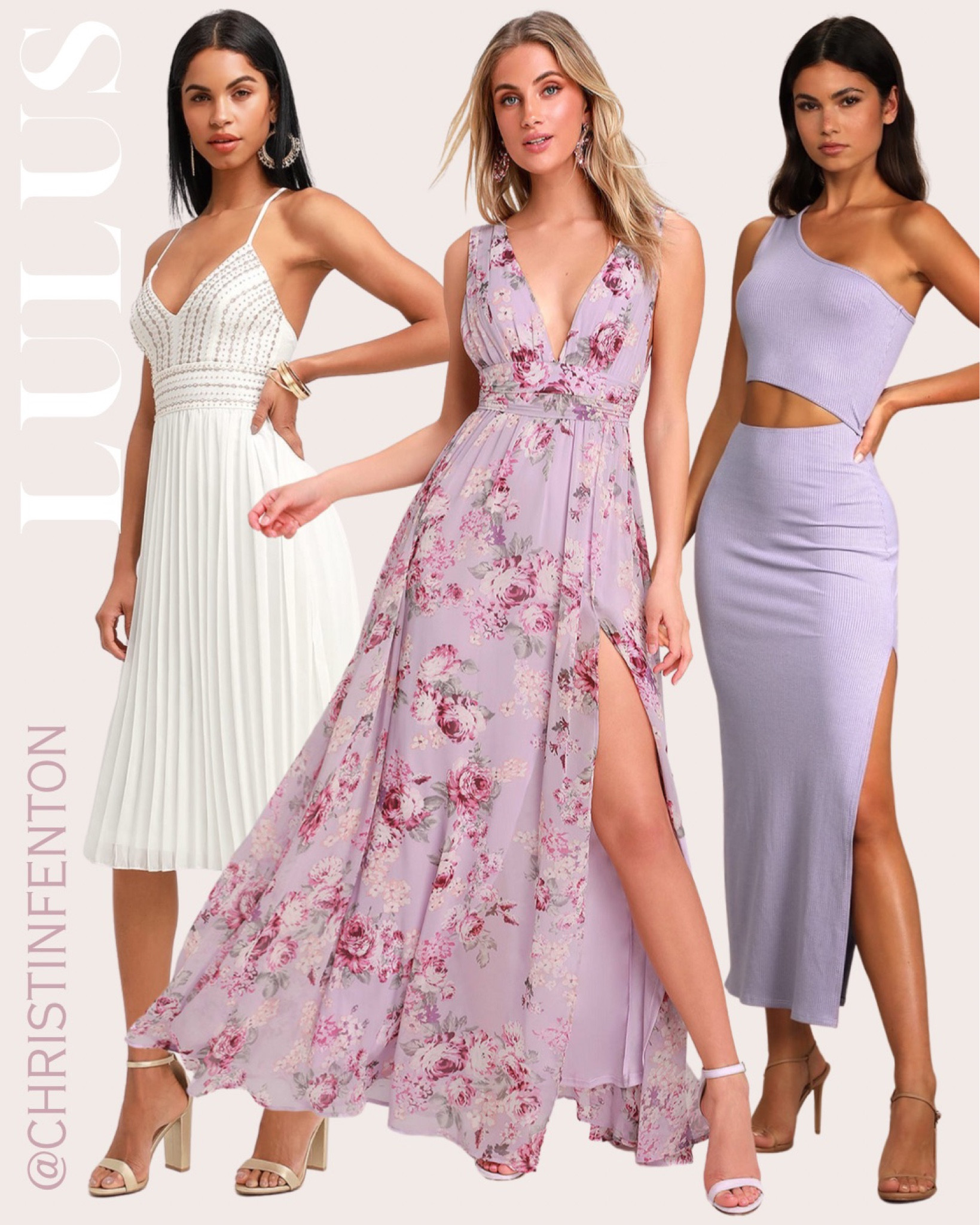 Lulus spring dresses, wedding guest dress, maxi dresses, midi dress, mini dress, anniversary dress, engagement photoshoot dress, bridesmaid dress, celebration dress, baby shower dress, maid of honor dress, mother of the bride dress, cocktail party dress, engagement dinner dress, honeymoon dress, floral dress, satin dress, formal dress  @shop.ltk #liketkit #lulusdresses #lulus #lovelulus 🥰 Thanks for being here & shopping with me! 🤍 Xo Christin   #LTKcurves  #LTKGiftGuide 

#LTKstyletip #LTKshoecrush #LTKitbag #LTKbeauty #LTKsalealert #LTKwedding #LTKparties #LTKfindsunder50 #LTKfindsunder100 #LTKover40 #LTKparties