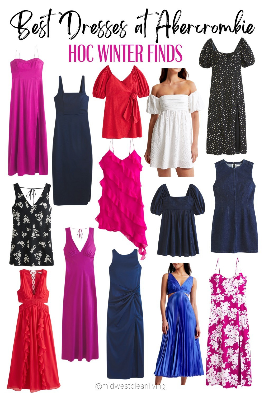 Best dresses at Abercrombie and Fitch for HOC winters! Now on sale - 20% off! Click the dress below and click the promo code to shop and save! Hoc winter, sprinter winter, jewel tone winter, burnished winter, sultry winter, wedding guest dress, cocktail dress, night out dress, date night dress, summer dress, navy dress, fuchsia dress, hot pink dress, red dress, linen dress, little black dress, denim dress

#LTKSpringSale #LTKsalealert #LTKstyletip