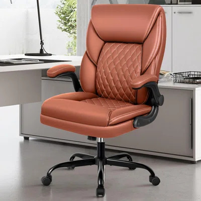 Ergonomic Faux Leather Home Office Chair | Wayfair Professional