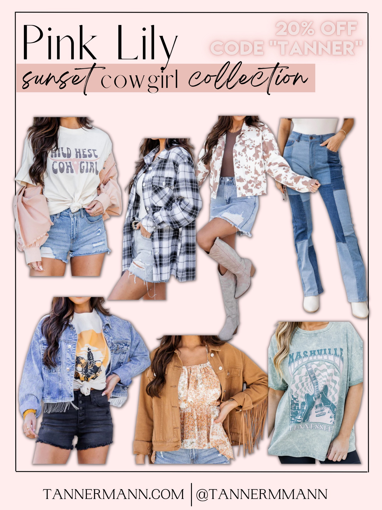 Shop these #countryconcert / #nashville outfit ideas 20% off with Code TANNER

#LTKstyletip #LTKFestival