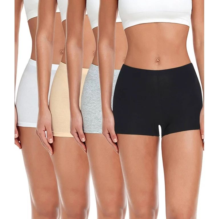 wirarpa Women's Boyshorts Panties Cotton Boxer Briefs for Ladies Underwear Shorts with Cotton Cro... | Walmart (US)