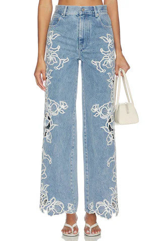 Porter Embroidered Denim Pant
                    
                    SIMKHAI | Revolve Clothing (Global)