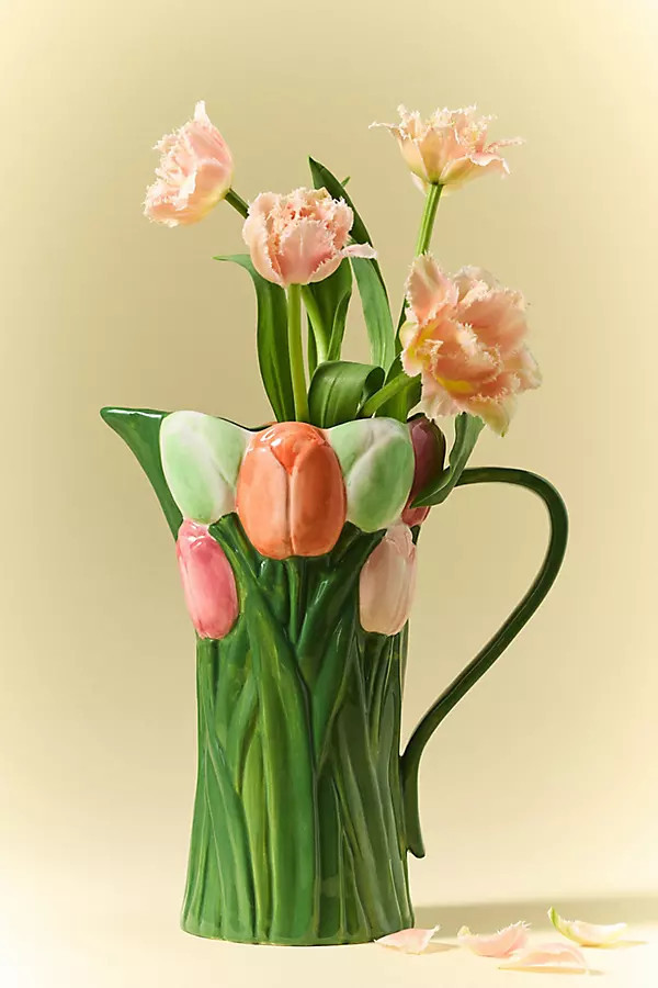 Louise Stoneware Pitcher | Anthropologie (US)