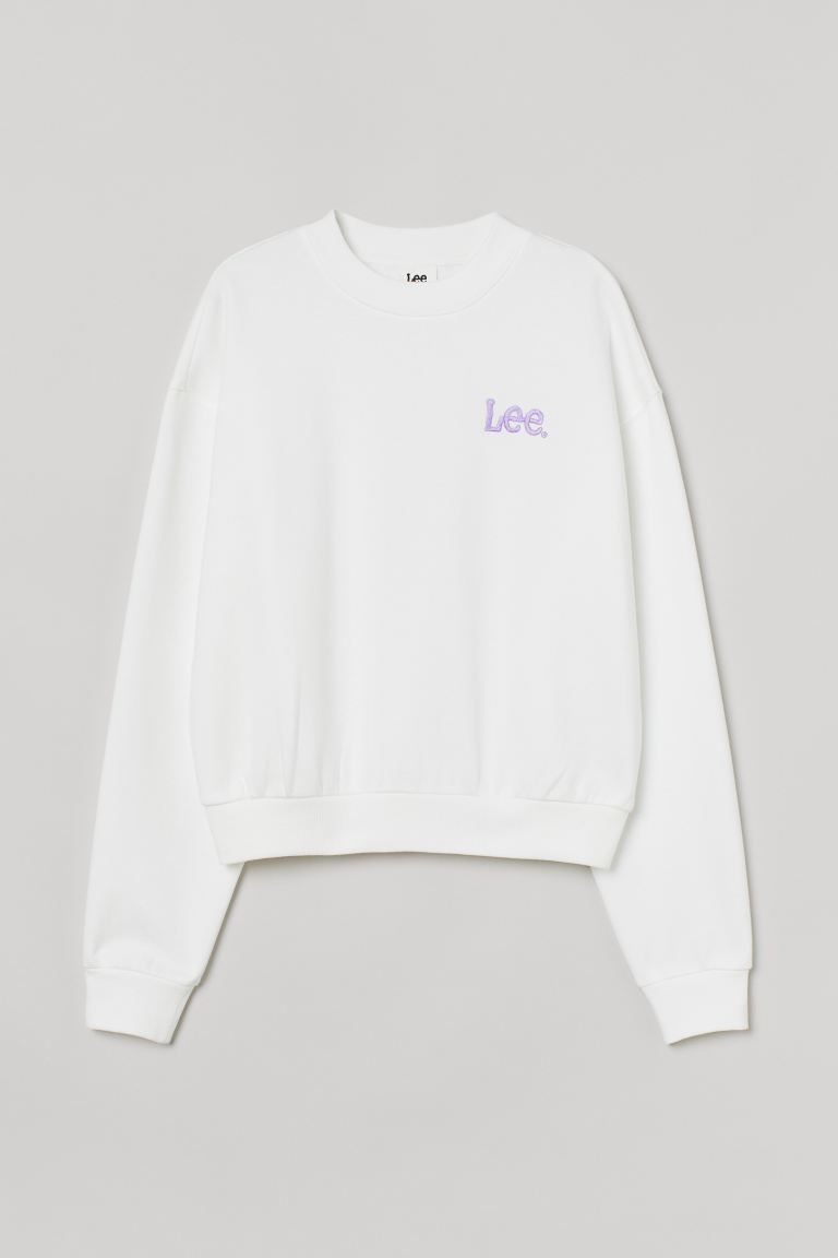 Cotton-blend sweatshirt | H&M (UK, MY, IN, SG, PH, TW, HK)