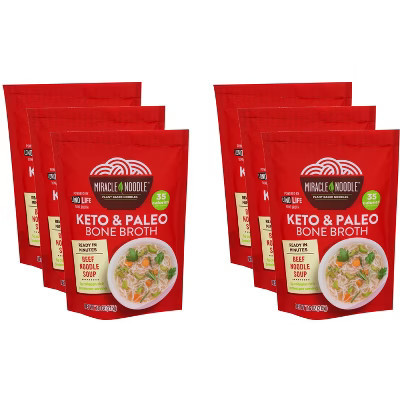 Miracle Noodle Beef Noodle Soup - Case of 6 - 7.6 oz | Target
