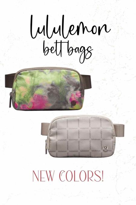 New colors!! Lululemon belt bags!!❤️🎉🔥

#LTKsalealert #LTKhome #LTKSeasonal