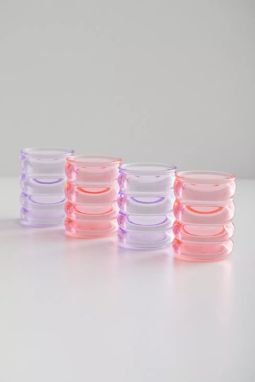 xo, Fetti Wavy Acrylic Cup - Set Of 4 | Urban Outfitters (US and RoW)