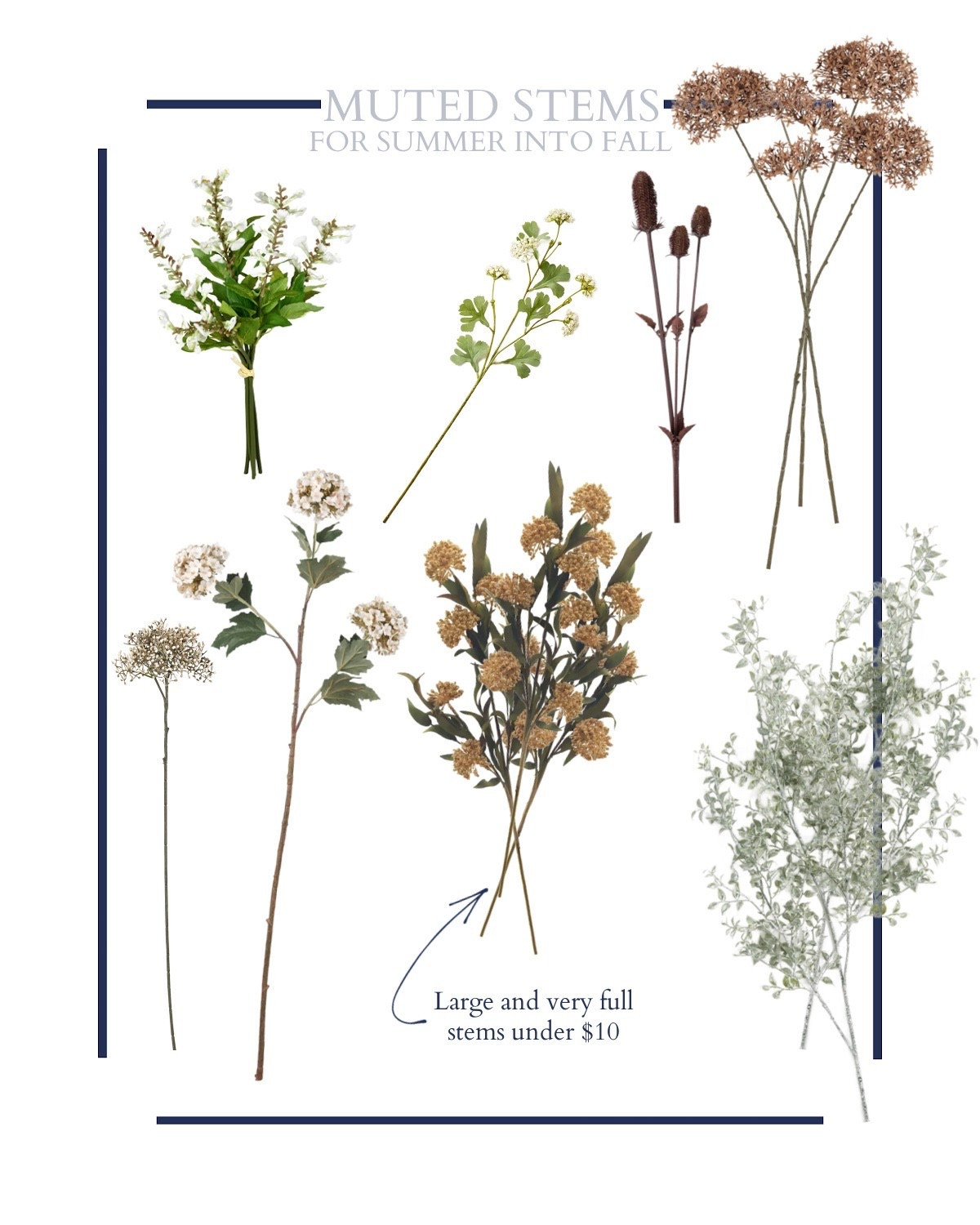 Beautiful textural stems with soft color to use now and into fall.

#LTKSeasonal #LTKFindsUnder50 #LTKHome