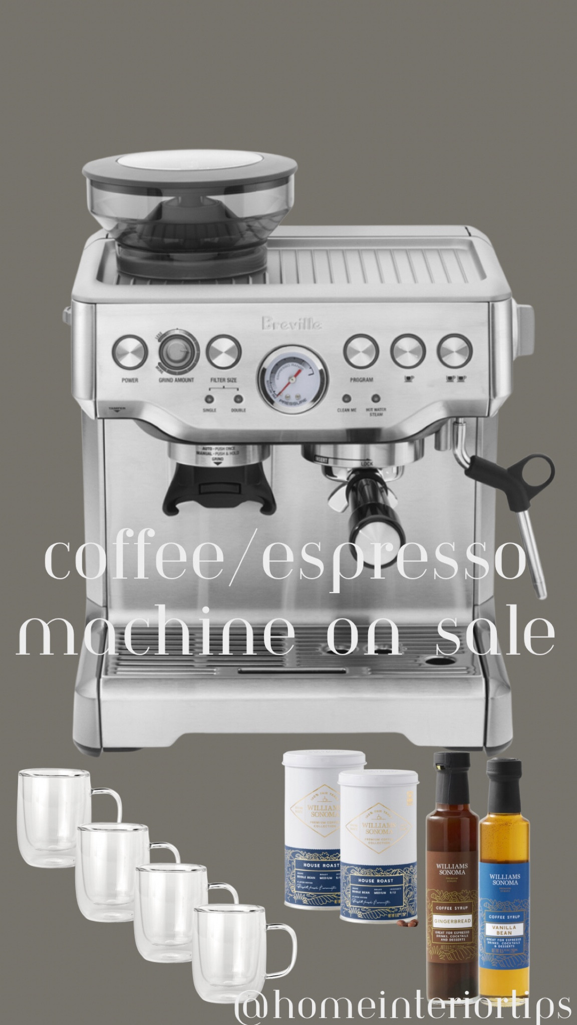 Coffee espresso machine on sale

#LTKsalealert #LTKGiftGuide #LTKhome