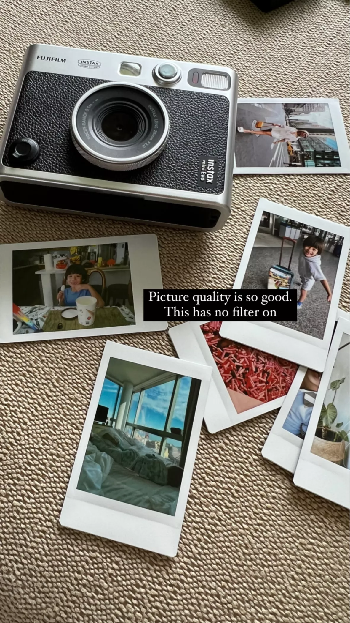 Fujifilm's Instax Mini Evo camera lets you send snaps directly to your phone