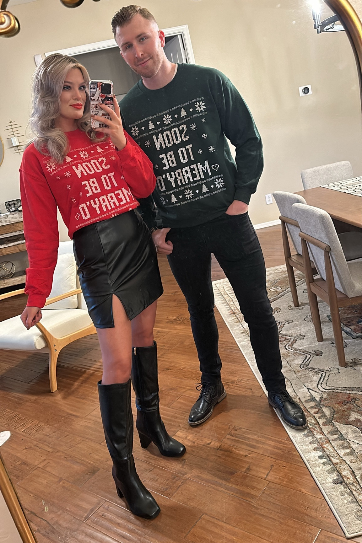 Discount leather skirt christmas party Shop