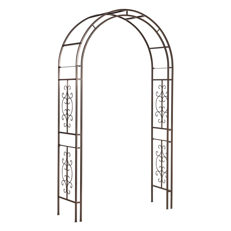 Bronze Montebello Slimline Garden Arbor | Plow & Hearth