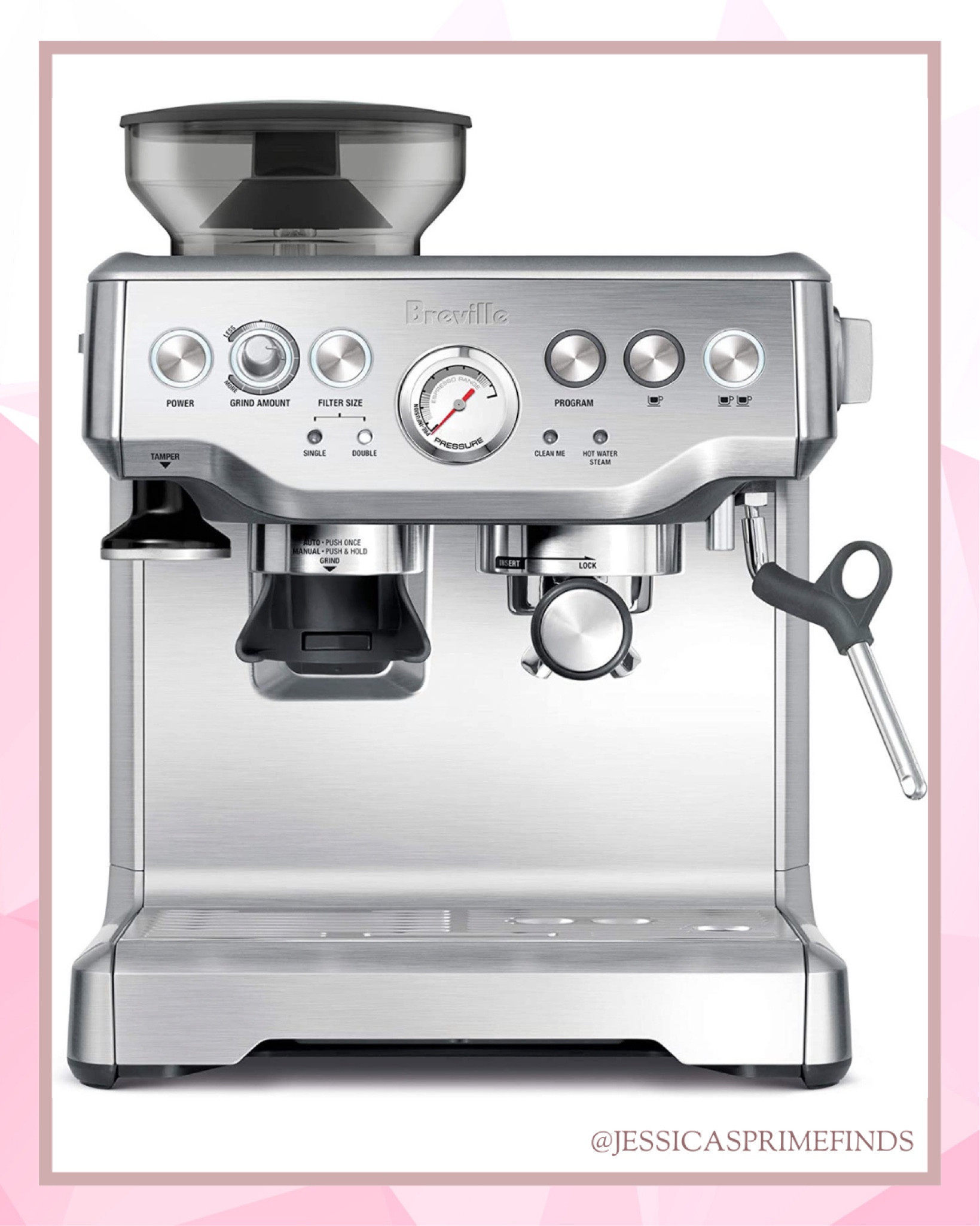 Breville Barista Express Espresso Machine - coffee machine - latte maker cappuccino on sale today for $150 off (20% off) 


 #fallfavorites #fallfashion #halloweendecor #halloweencostumes  #halloween #disneyfavorites  #falldresses #vacationdresses #resortdresses #resortwear #resortfashion #summerfashion #summerstyle #rustichomedecor #liketkit #highheels #ltkgifts #ltkgiftguides #summertops #LTKRefresh #fedorahats #bodycondresses #sweaterdresses #bodysuits #miniskirts #midiskirts #longskirts #minidresses #mididresses #shortskirts #shortdresses #maxiskirts #maxidresses #watches #backpacks #camis #croppedcamis #croppedtops #highwaistedshorts #highwaistedskirts #momjeans #momshorts #capris #overalls #overallshorts #distressesshorts #distressedjeans #whiteshorts #springoutfits #contemporary #leggings #blackleggings #bralettes #lacebralettes #clutches #crossbodybags #competition #beachbag  #totebag #luggage #carryon #blazers #airpodcase #iphonecase #shacket #jacket #sale #under50 #under100 #under40 #workwear #ootd #bohochic #bohodecor #bohofashion #bohemian #contemporarystyle #modern #bohohome #modernhome #homedecor #amazonfinds #nordstrom #bestofbeauty #beautymusthaves #beautyfavorites #hairaccessories #fragrance #candles #perfume #jewelry #earrings #studearrings #hoopearrings #simplestyle #aestheticstyle #designerdupes #luxurystyle #bohofall #strawbags #homefinds #kitchenfinds #amazonfavorites #bohodecor #aesthetics #blushpink #goldjewelry #stackingrings #toryburch #Gucci #comfystyle #easyfashion #vacationstyle #goldrings #goldnecklaces #fallinspo #lipliner #lipplumper #lipstick #lipgloss #makeup #blazers #primeday #StyleYouCanTrust #giftguide  #LTKbacktoschool  #LTKRefresh #LTKSale #LTKHalloween 

#LTKSeasonal #LTKhome #LTKHoliday