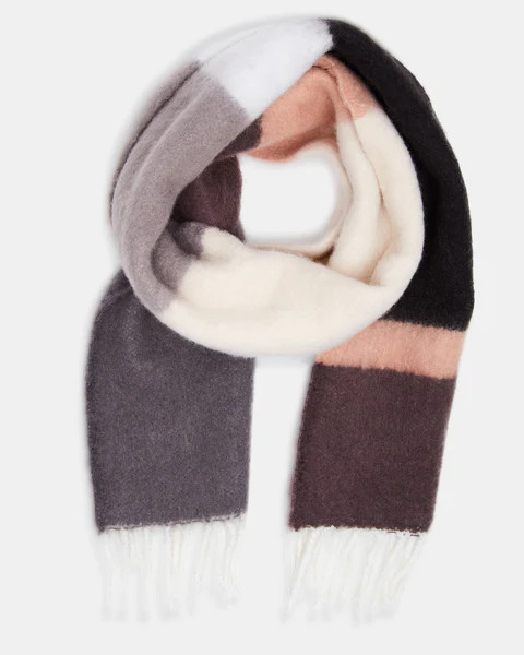 WOVEN STRIPED SCARF MULTI | Steve Madden (US)