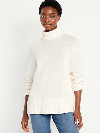 Turtleneck Tunic Sweater | Old Navy (US)