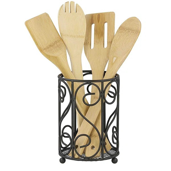 Heavyweight and Rust Resistant Utensil Crock | Wayfair North America