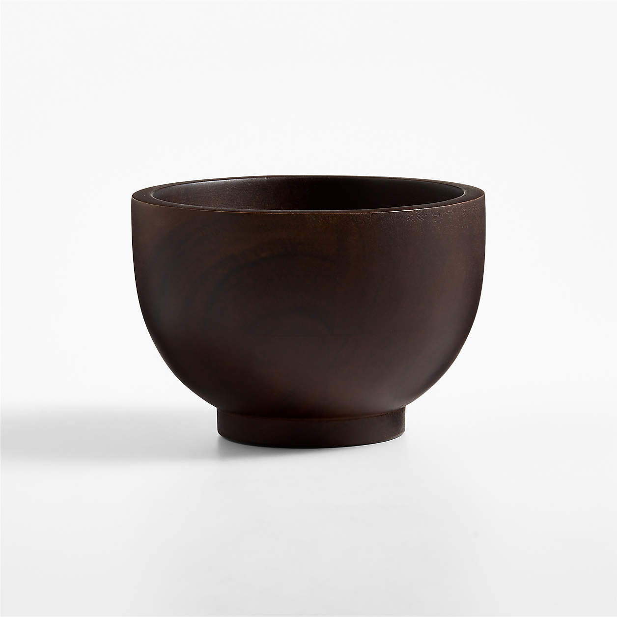 Madeira Acacia with a Walnut Finish 6.5" Mini Bowl + Reviews | Crate & Barrel | Crate & Barrel