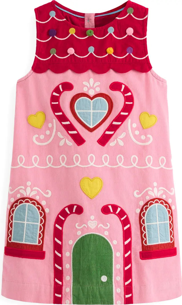 Kids' Logo Pinafore Dress | Nordstrom