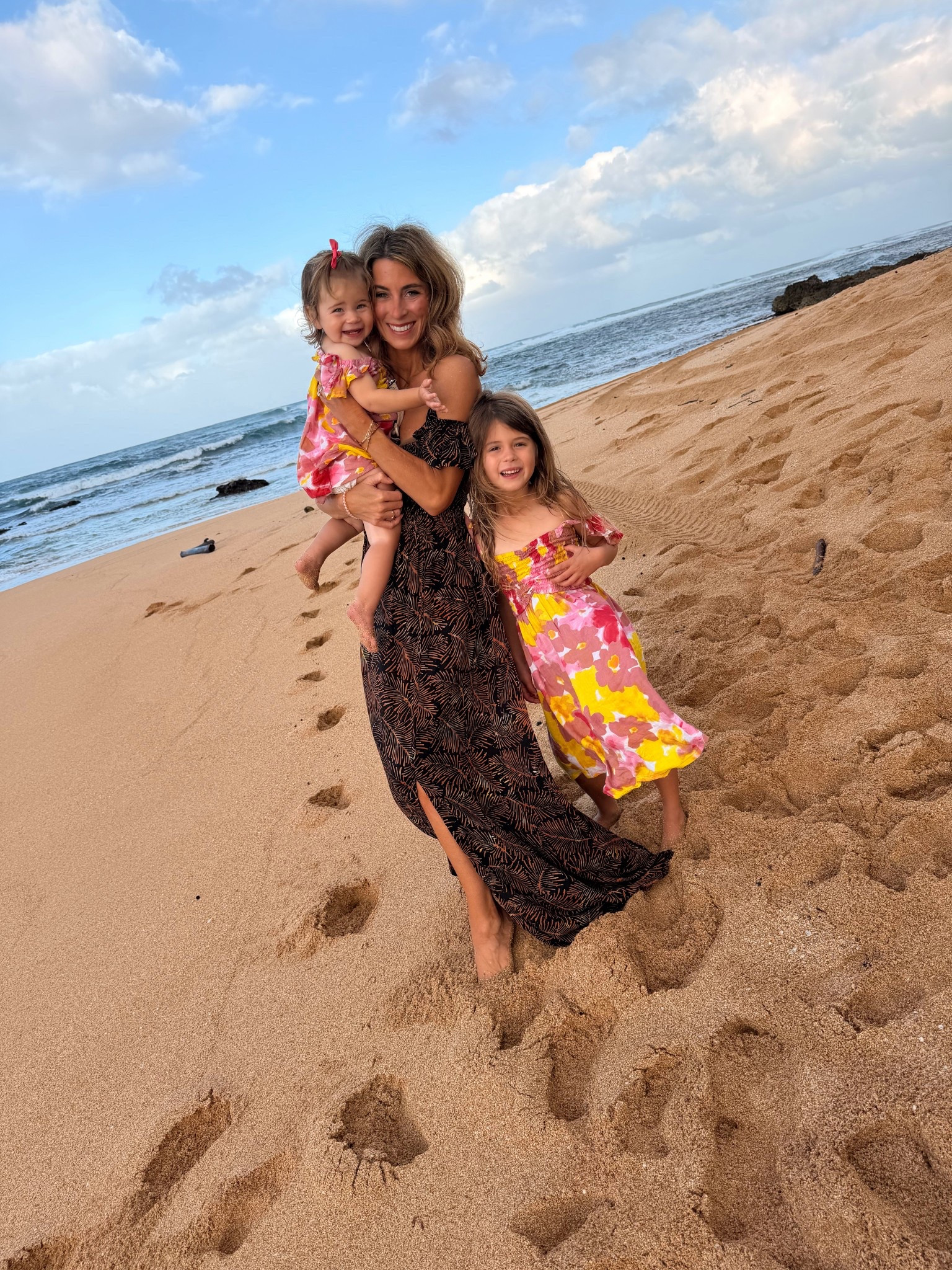 Vacation dresses. Matching kids dresses. Kids vacation dress. Kids beach dress. The baby is wearing a 2-4 dress, it’s too big on her, but still works! And they’re so cute in them & will be able to wear them forever! 
Mom & daughter matching. Hawaiian dress 

#LTKTravel #LTKFamily #LTKKids