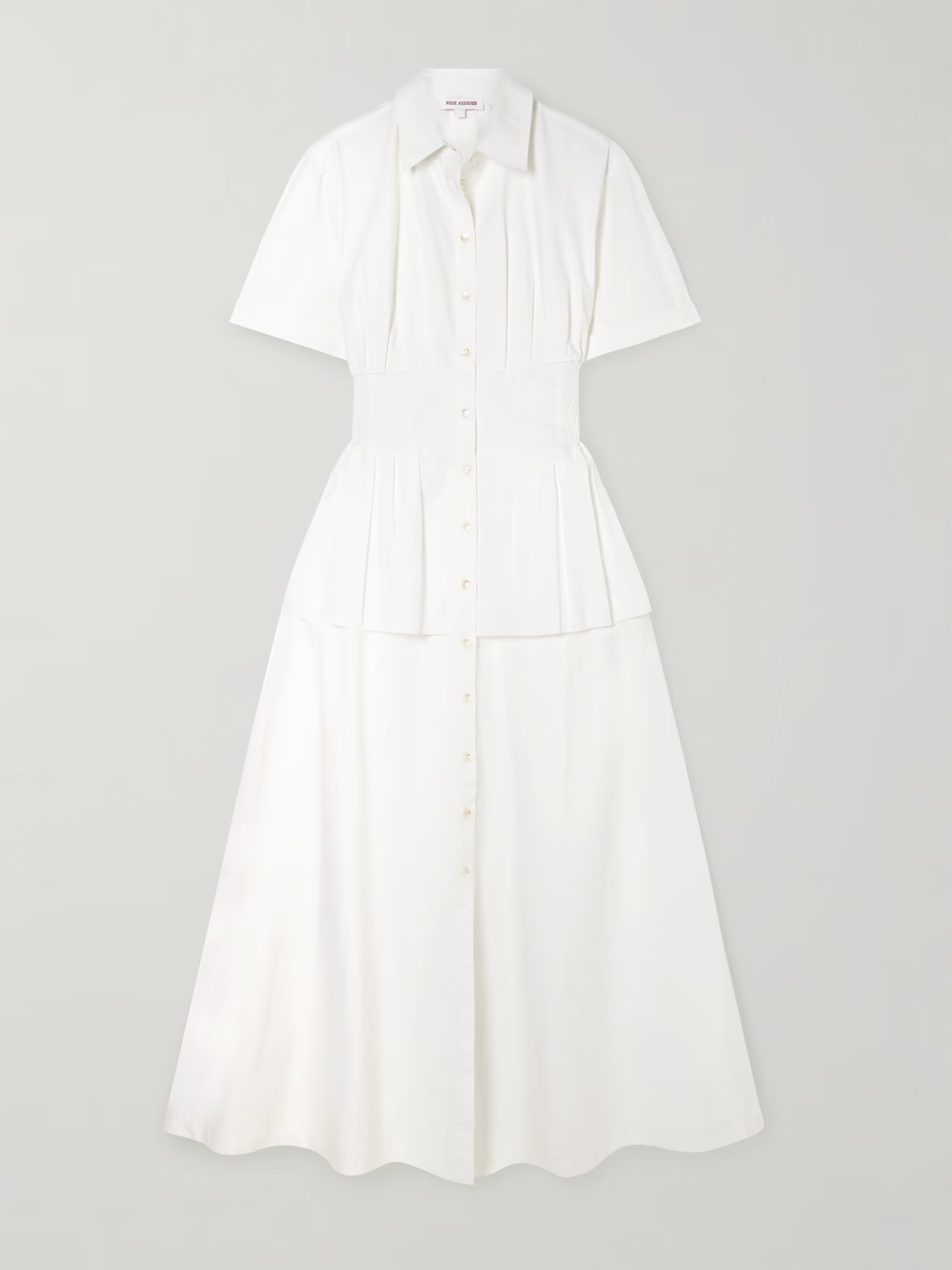 Boogie Woogie Bugle Boy cotton-poplin maxi shirt dress | NET-A-PORTER (US)
