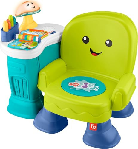 Fisher-Price Toddler Toy Laugh & Learn Song & Story Learning Chair with Music Lights & Activities for Kids Ages 1+ Years (Amazon Exclusive) | Amazon (US)