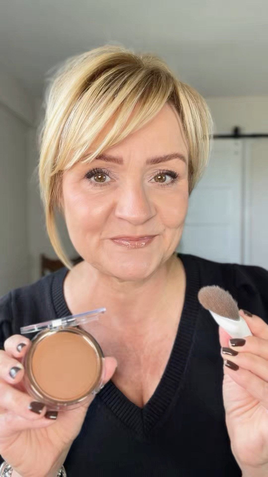 Cream bronzer $7. So good.  And this brush applies is perfectly.

#LTKOver40 #LTKBeauty