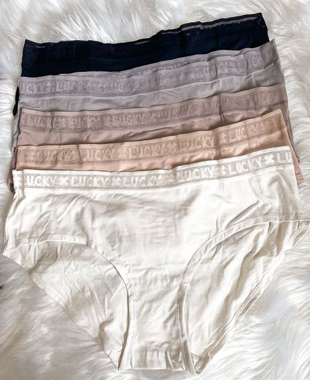 Pretty Lucky Band undies from Amazon for Spring. Brief underwear, thong panties, panties, comfy undies, YoumeandLupus, Amazon finds, lucky brand, cute

#LTKSeasonal #LTKfindsunder50 #LTKstyletip