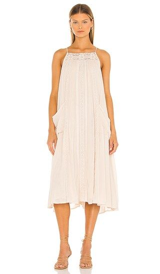 Harmony Strappy Dress in Porcelain | Revolve Clothing (Global)