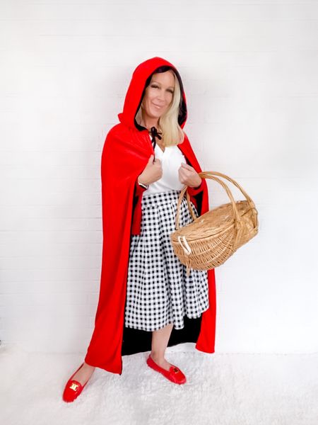 DIY Halloween Costume from Amazon - Little Red Riding Hood 🎃🖤

#LTKover40 #LTKfindsunder50 #LTKSeasonal