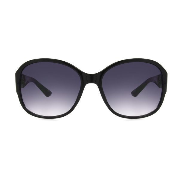 Foster Grant Women's Rectangle Black Sunglasses | Walmart (US)