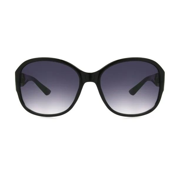 Foster Grant Women's Rectangle Black Sunglasses | Walmart (US)