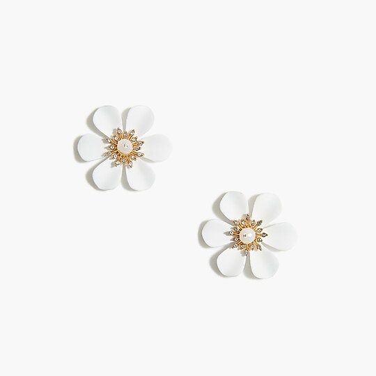 Flower stud earrings | J.Crew Factory